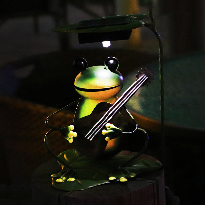 Solar Lamp Outdoor Lawn Lamp Lawn Lamp Ground Plug Lamp Frog Garden Decoration Lamp - AA Trading