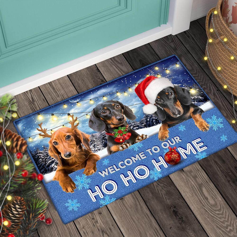 Christmas Decorative Flannel Door Mat