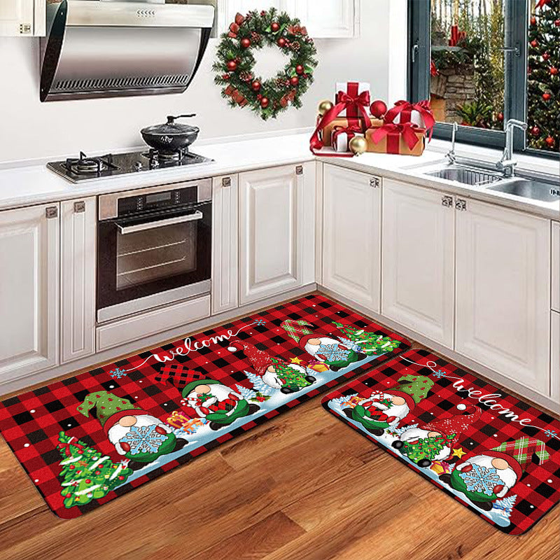 Festive Christmas Decorative Door Mat Doorway Foot Mat